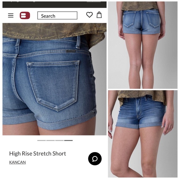 KanCan Pants - KanCan High Rise Stretch Short sz 11/29